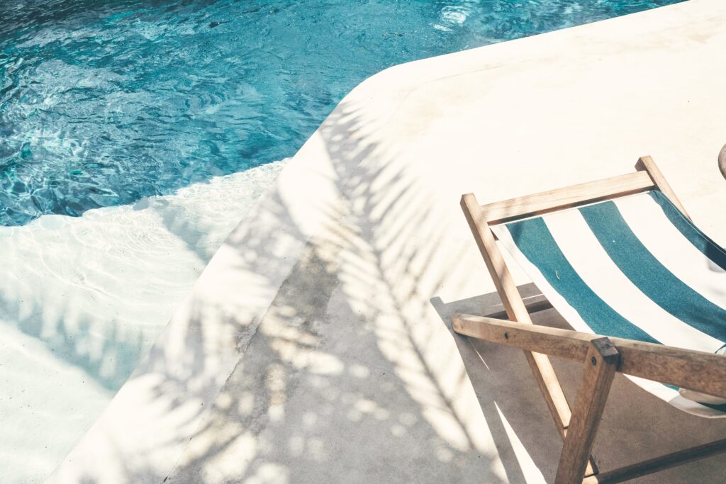 Summer at pool